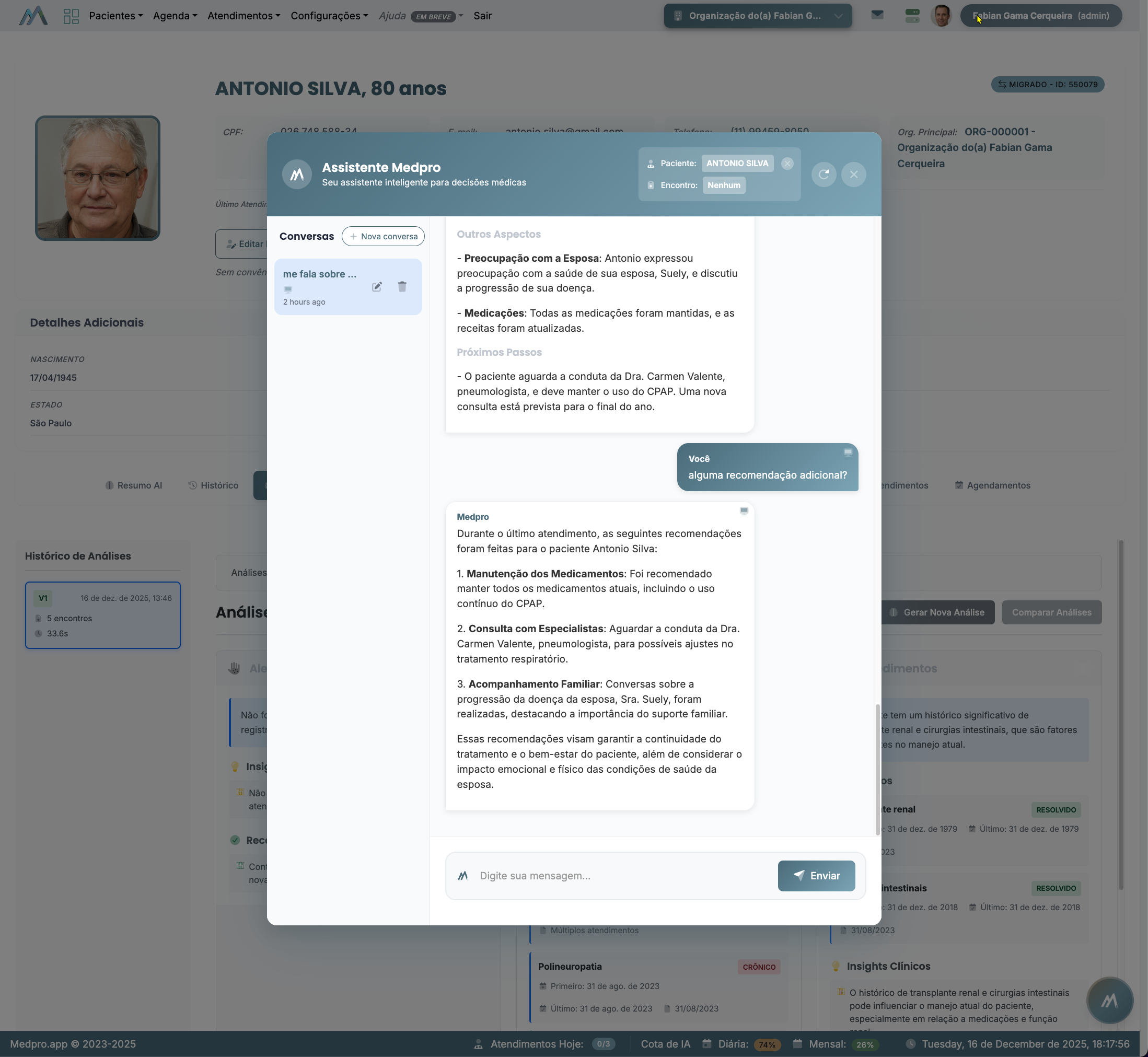 Demo do Assistente de IA